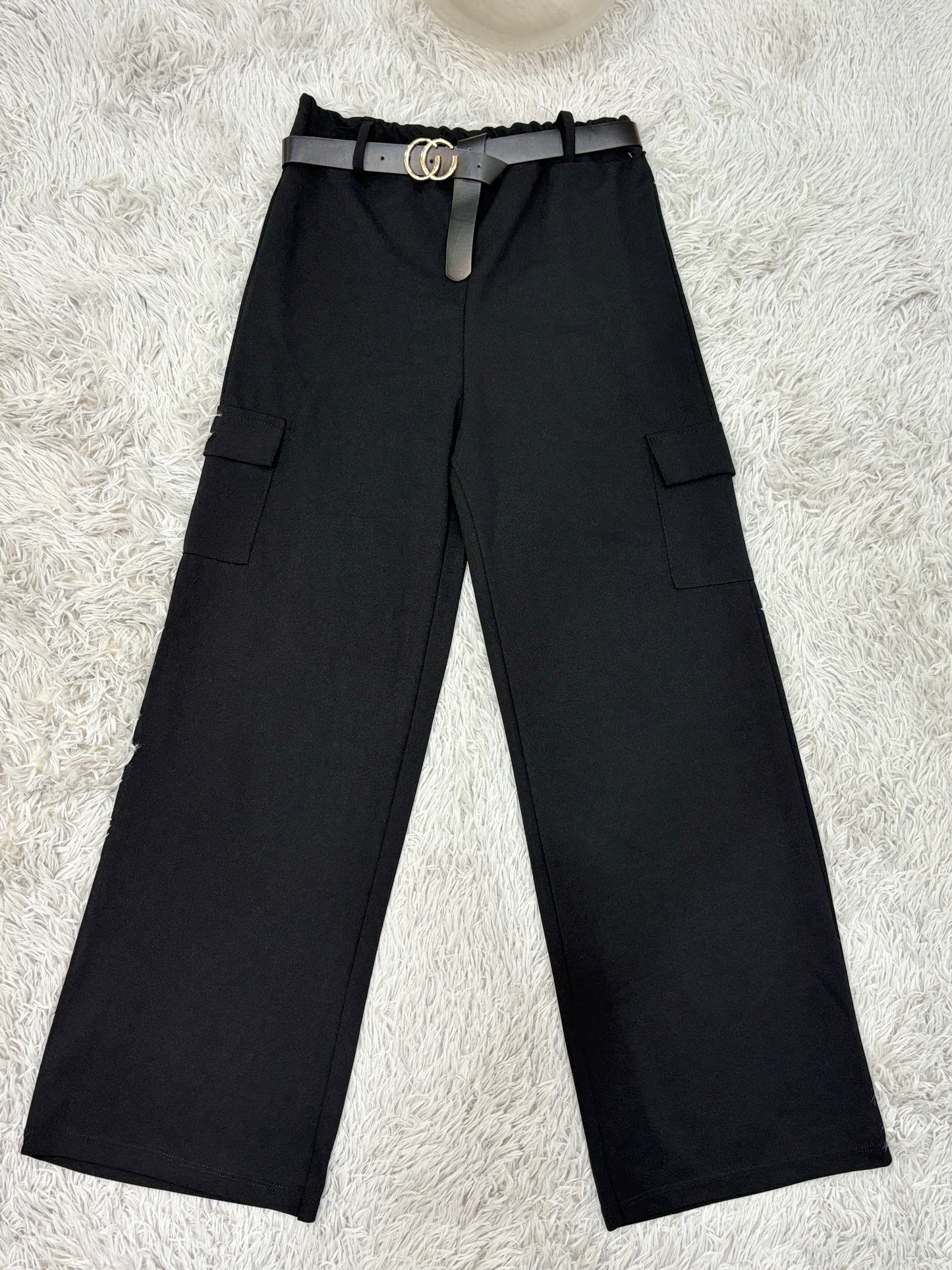Pantalone a zampa cargo